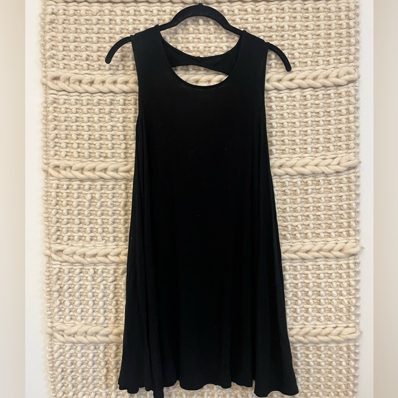 AMERICAN EAGLE XXS XS Black and Striped Summer Dress - Picture 5 of 11